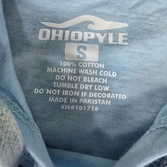 OHIOPYLE | 100% COTTON HOODED TYE DYED LIGHTWEIGHT LONG SLEEVE SHIRT w\ POCKET - Picture 12 of 13